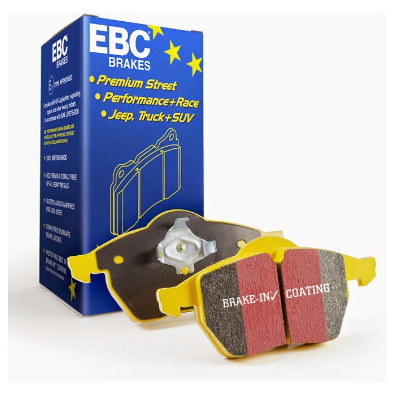 EBC DP41986R - EBCDP41986R - EBC 09-11 Audi A4 2.0 Turbo Yellowstuff Front Brake Pads - Shipped in Europe - Tuningsupply.com