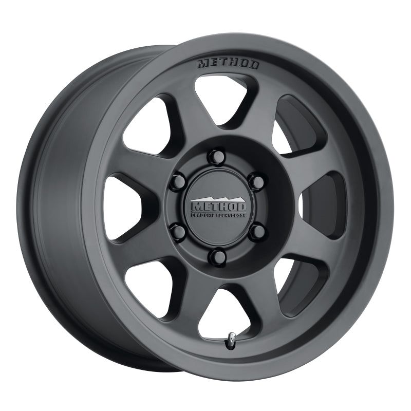 Method Wheels MR70179060512N - MRWMR70179060512N - Method MR701 17x9 -12mm Offset 6x5.5 106.25mm CB Matte Black Wheel - Shipped in Europe - Tuningsupply.com