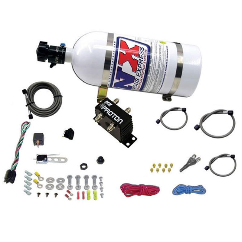Nitrous Express 20421-10 - NEX20421-10 - Nitrous Express Proton Plus Nitrous Kit w/10lb Bottle - Shipped in Europe - Tuningsupply.com