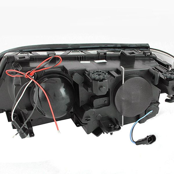 ANZO 121268 - ANZ121268 - ANZO 2000-2003 BMW 3 Series E46 Projector Headlights w/ Halo Chrome - Shipped in Europe - Tuningsupply.com