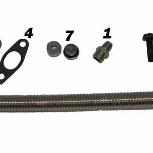 Fleece Performance FPE-TURBO-INST-KIT-CUMM67 - FPEFPE-TURBO-INST-KIT-CUMM67 - Fleece Performance 07.5-12 Dodge 6.7L Cummins S300-S400 Turbo Installation Kit - Shipped in Europe - Tuningsupply.com