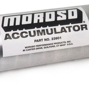 Moroso 23901 - MOR23901 - Moroso Oil Accumulator - 1.5 Quart - 10in x 4.25in - Shipped in Europe - Tuningsupply.com