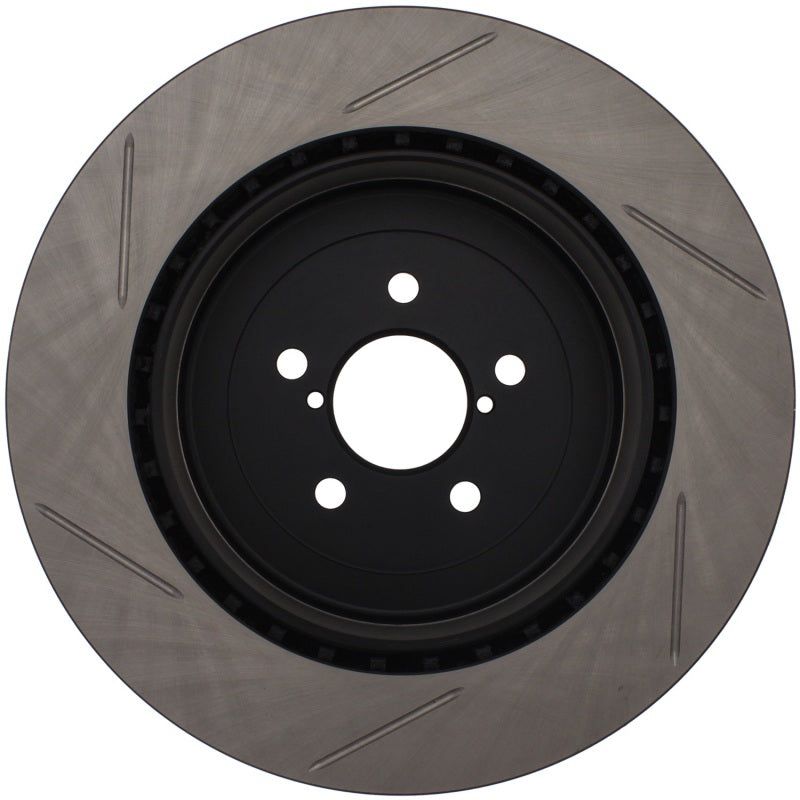 Stoptech 126.47020SL - STO126.47020SL - StopTech Power Slot 04 STi Rear Left Slotted Rotor - Shipped in Europe - Tuningsupply.com