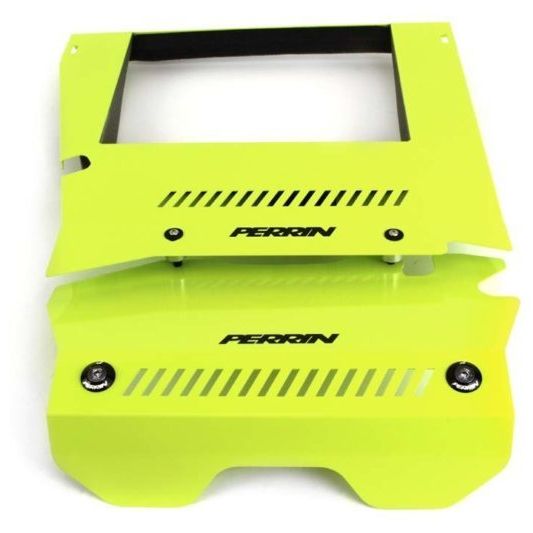 Perrin Performance PSP-ENG-165NY - PERPSP-ENG-165NY - PERRIN 15-21 Subaru WRX Engine Cover Kit (Intercooler & Pulley Covers Incl.) - Neon Yellow - Shipped in Europe - Tuningsupply.com