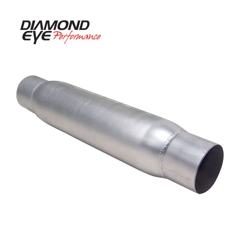 Diamond Eye Performance 400405 - DEP400405 - Diamond Eye RESONATOR 4in W/ ENDS (CLAMPED) AL - Shipped in Europe - Tuningsupply.com