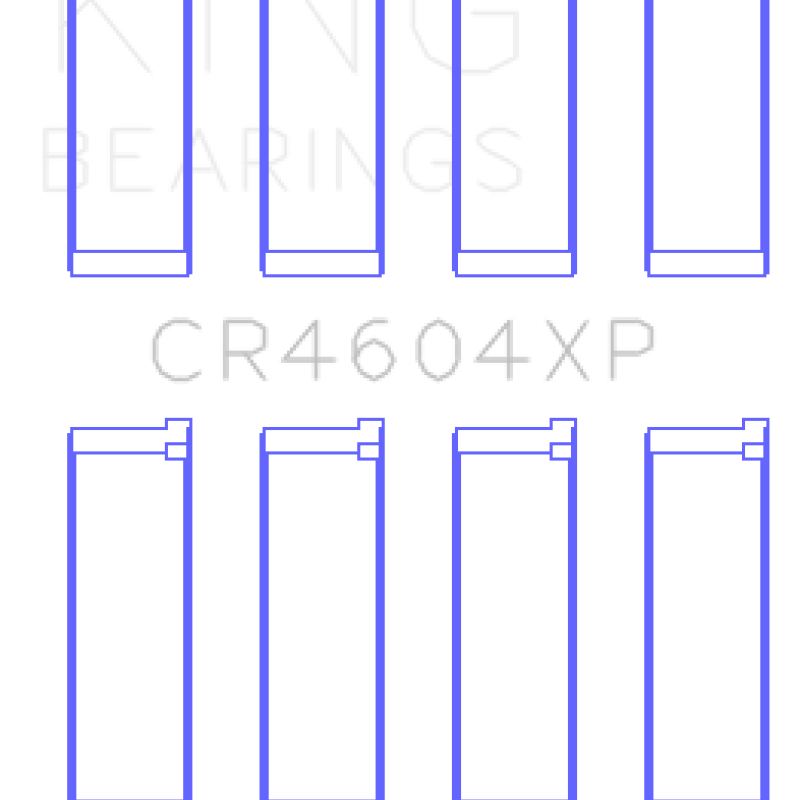 King Engine Bearings GCR4604XP - KINGCR4604XP - King 07-09 Mazdaspeed 3 L3-VDT MZR DISI (t) Duratec High Performance Rod Bearing Set - Size STD - Shipped in Europe - Tuningsupply.com