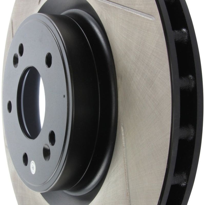 Stoptech 126.51036SR - STO126.51036SR - StopTech Power Slot 10 Hyundai Genesis Coupe Track Front Right Slotted Rotor - Shipped in Europe - Tuningsupply.com