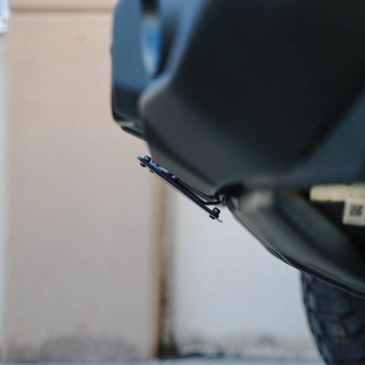 DV8 Offroad LPBR-05 - DVELPBR-05 - DV8 Offroad 2021 Ford Bronco Capable Bumper Slanted Front License Plate Mount - Shipped in Europe - Tuningsupply.com