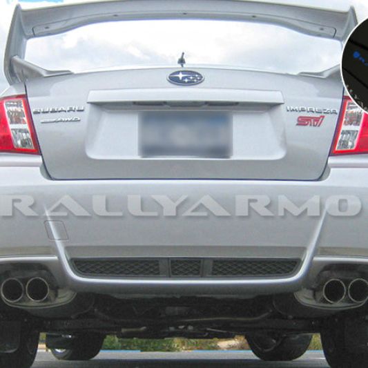 Rally Armor MF19-UR-BLK/RD - RALMF19-UR-BLK/RD - Rally Armor 11-14 Subaru WRX/STI (Sedan Only) Black UR Mud Flap w/Red Logo - Shipped in Europe - Tuningsupply.com