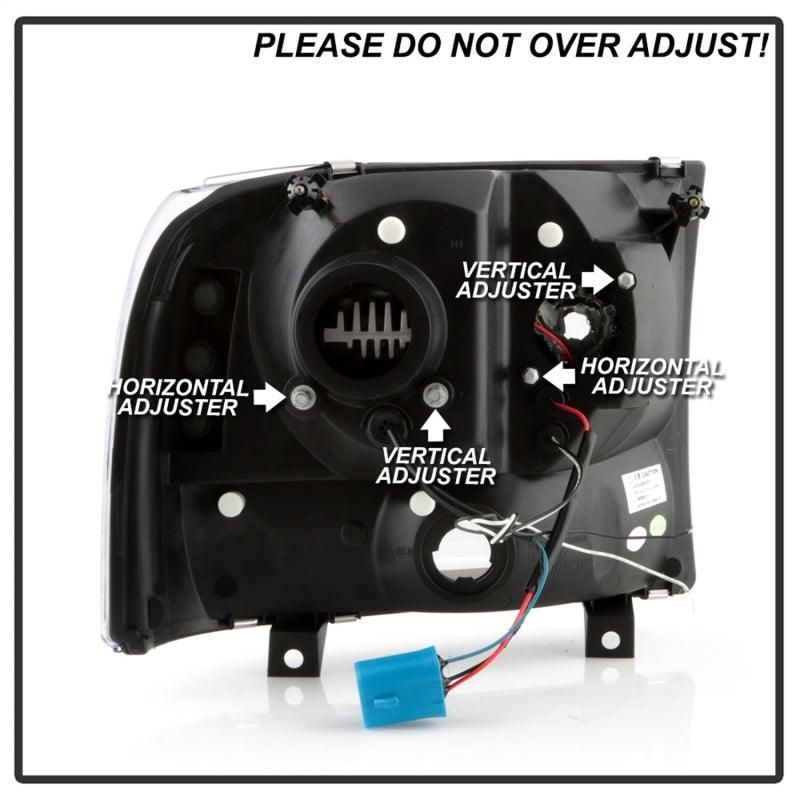 SPYDER 5088062 - SPY5088062 - Spyder Ford F-250 99-04/Excursion 00-04 1 Piece LED Headlights - Black PRO-YD-FF25099V2PL-BK - Shipped in Europe - Tuningsupply.com