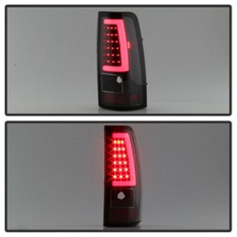 SPYDER 9038761 - SPY9038761 - xTune Chevy Silverado 1500/2500/3500 99-02 / Version 3 Tail Lights Black ALT-ON-CS99V3-LBLED-BK - Shipped in Europe - Tuningsupply.com