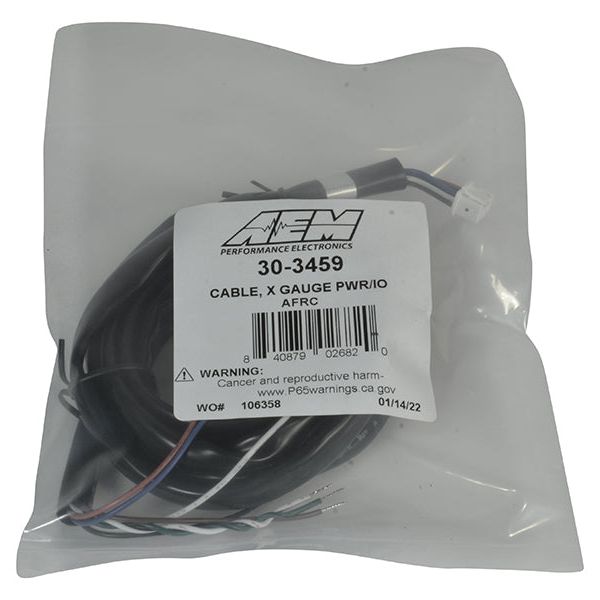 AEM 30-3459 - AEM30-3459 - AEM Power Harness for 30-0300 X-Series Wideband Gauge - Shipped in Europe - Tuningsupply.com