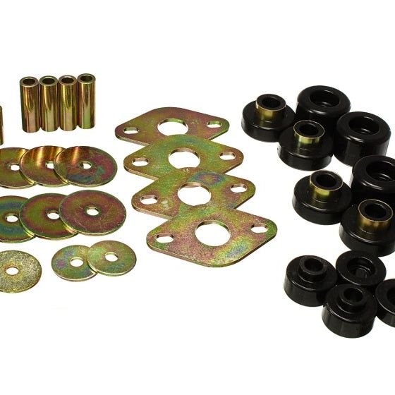 Energy Suspension 8.4112G - ENG8.4112G - Energy Suspension 01-04 Toyota Tacoma Prerunner Body Bushing Mount Set - Black - Shipped in Europe - Tuningsupply.com