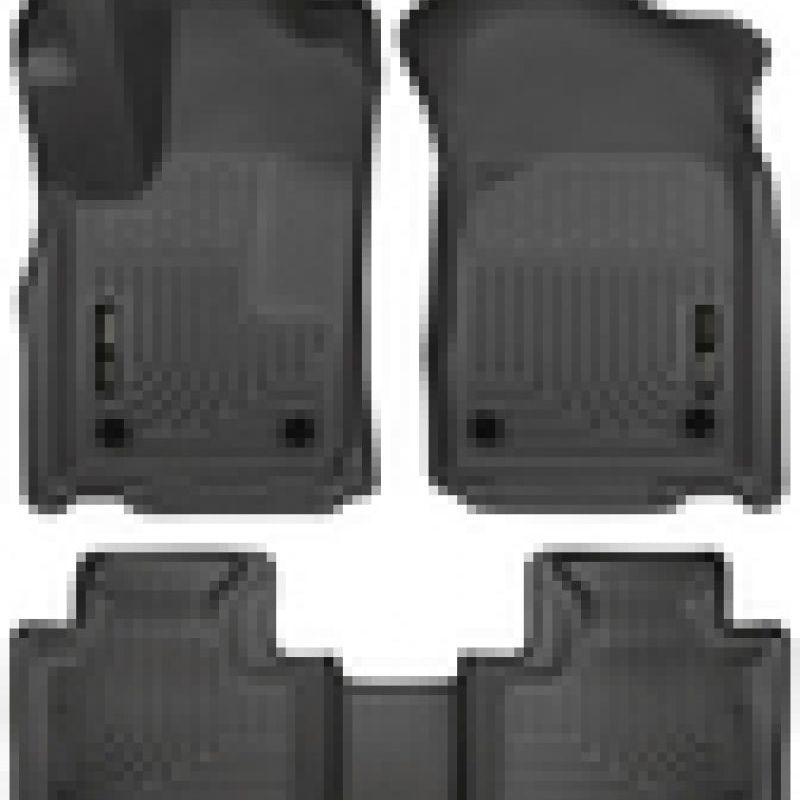 Husky Liners 99151 - HSL99151 - Husky Liners 16-22 Dodge Durango Weatherbeater Black Front & 2nd Seat Floor Liners - Shipped in Europe - Tuningsupply.com