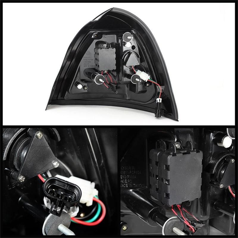 SPYDER 5075581 - SPY5075581 - Spyder Pontiac Grand Prix 04-08 Light Bar LED Tail Light Black ALT-YD-PGP04-LED-BK - Shipped in Europe - Tuningsupply.com