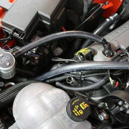 J&L 3030P-C - JLT3030P-C - J&L 15-23 Ford Mustang GT/15-20 Ford Mustang GT350 Passenger Side Oil Separator 3.0 - Clear Anodized - Shipped in Europe - Tuningsupply.com