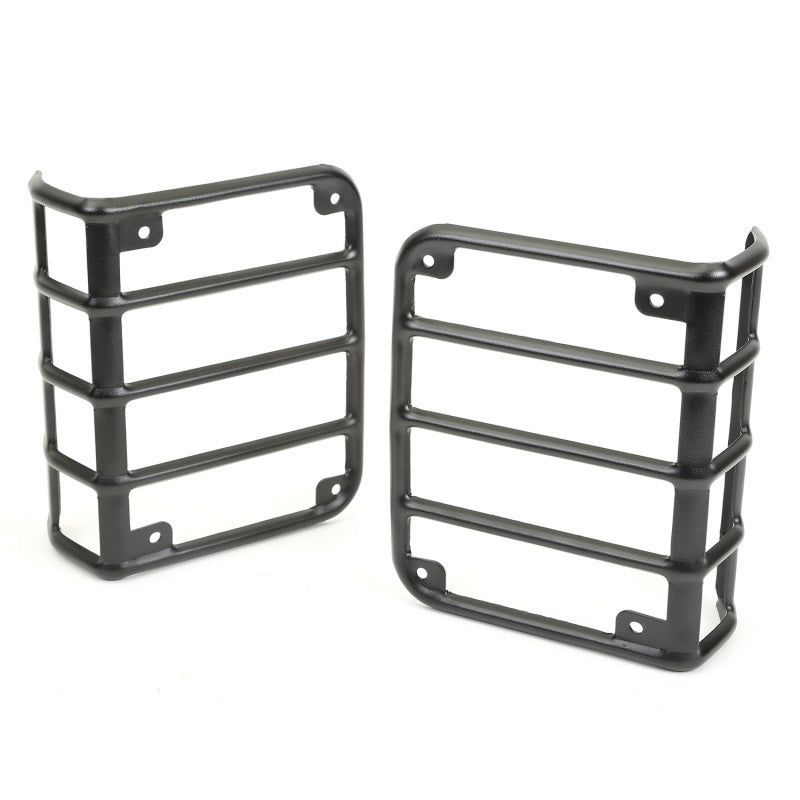 Rugged Ridge 11226.11 - RUG11226.11 - Rugged Ridge 07-18 Jeep Wrangler Textured Black Tail Light Euro Guards - Shipped in Europe - Tuningsupply.com