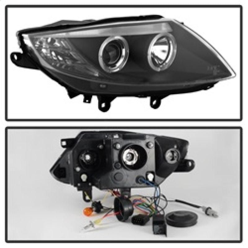 SPYDER 5029676 - SPY5029676 - Spyder BMW Z4 03-08 Projector Headlights Xenon/HID Model Only - LED Halo Black PRO-YD-BMWZ403-HID-BK - Shipped in Europe - Tuningsupply.com