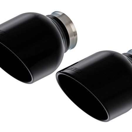 Borla 60729BC - BOR60729BC - Borla 15-24 Dodge Charger V8 / 2023 Chrysler 300C T-304 SS Tips 5in Outlet - Black Chrome - Shipped in Europe - Tuningsupply.com