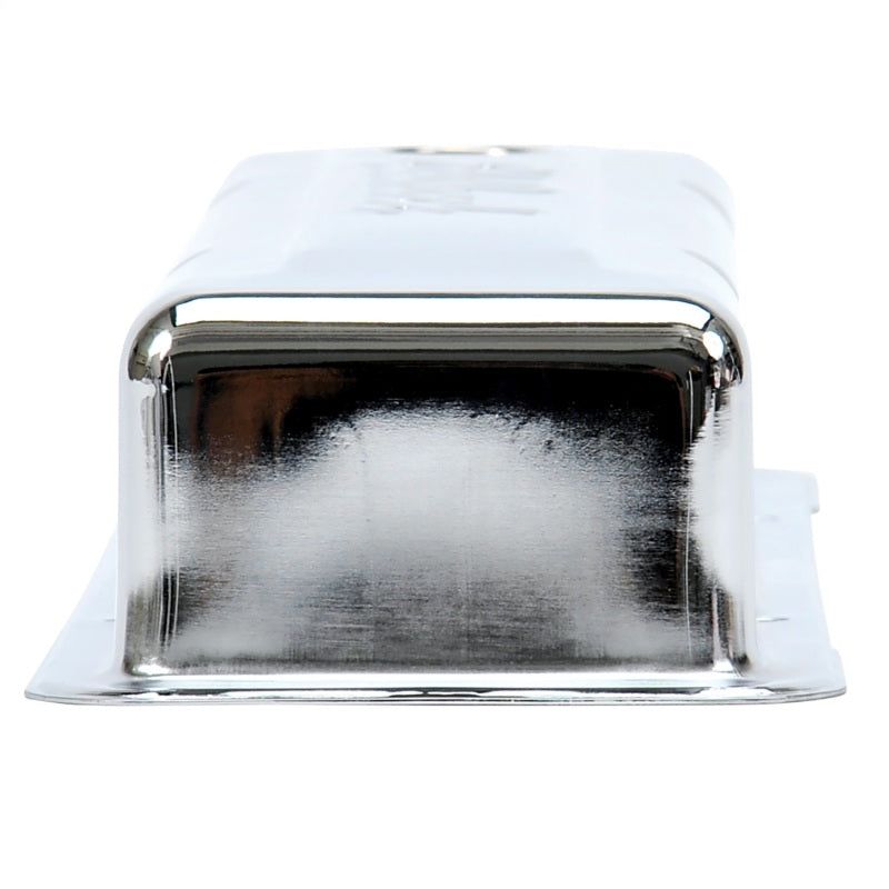 Edelbrock 4449 - EDE4449 - Edelbrock Valve Cover Signature Series Chevrolet 1959-1986 262-400 CI V8 Low Chrome - Shipped in Europe - Tuningsupply.com