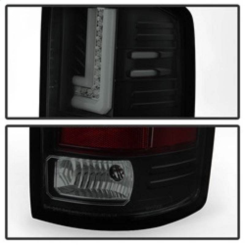 SPYDER 5080707 - SPY5080707 - Spyder GMC Sierra 14-16 LED Tail Lights Black Smoke ALT-YD-GS14-LBLED-BSM - Shipped in Europe - Tuningsupply.com