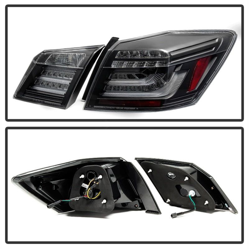 SPYDER 5082053 - SPY5082053 - Spyder Honda Accord 2013-2015 4DR LED Tail Lights - Black ALT-YD-HA13LED-LED-BK - Shipped in Europe - Tuningsupply.com