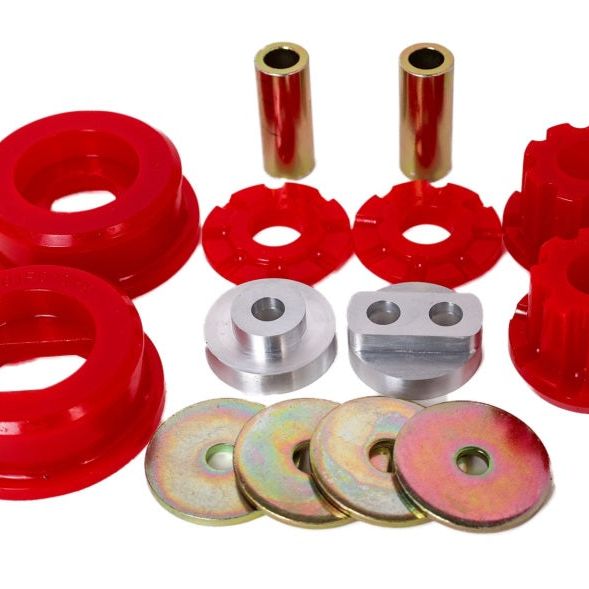 Energy Suspension 8.1107R - ENG8.1107R - Energy Suspension 01-05 Lexus IS300 Rear Differential Bushing Set - Red - Shipped in Europe - Tuningsupply.com