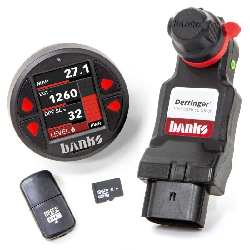 Banks Power 66795 - GBE66795 - Banks Power 17-19 Ford F250/F350 6.7L PowerStroke Derringer Tuner (Gen 2) w/ 1.8 iDash DataMonster - Shipped in Europe - Tuningsupply.com