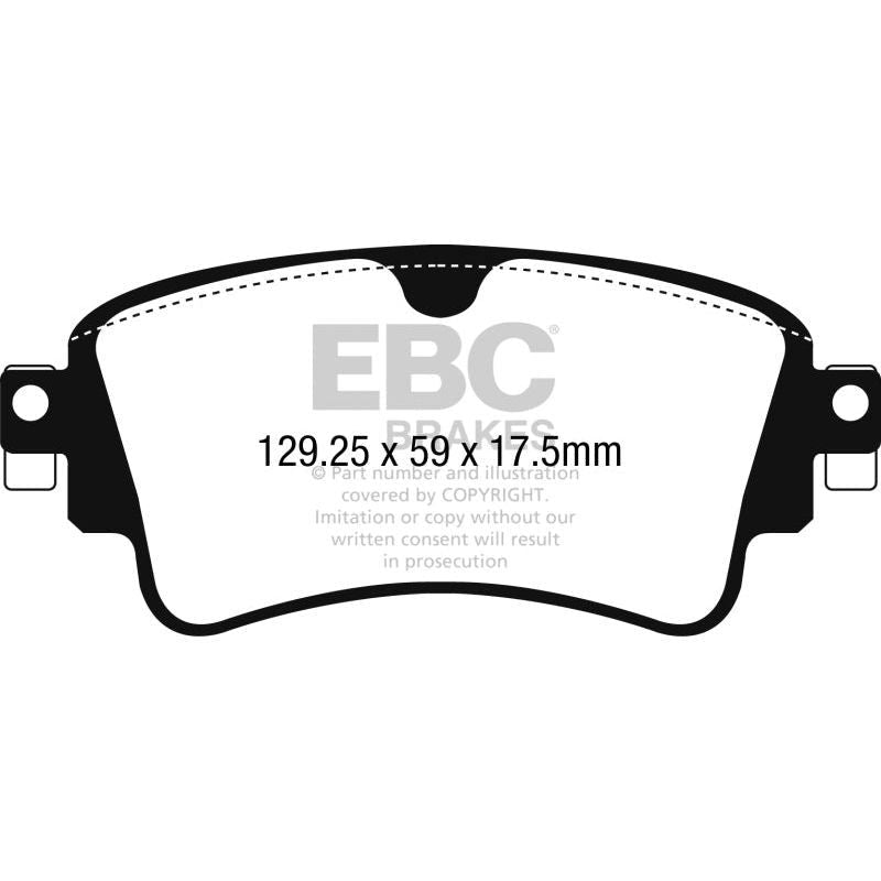 EBC DP22254 - EBCDP22254 - EBC 2018+ Audi A4 Allroad Quattro 2.0L Turbo Greenstuff Rear Brake Pads - Shipped in Europe - Tuningsupply.com