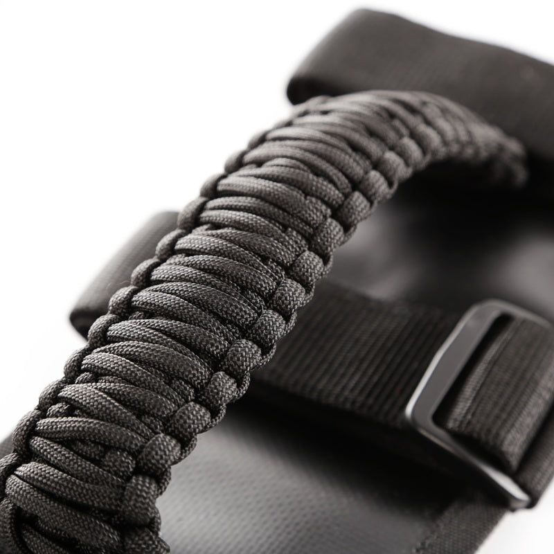 Rugged Ridge 13505.30 - RUG13505.30 - Rugged Ridge Paracord Grab Handles Black/Black Pair - Shipped in Europe - Tuningsupply.com