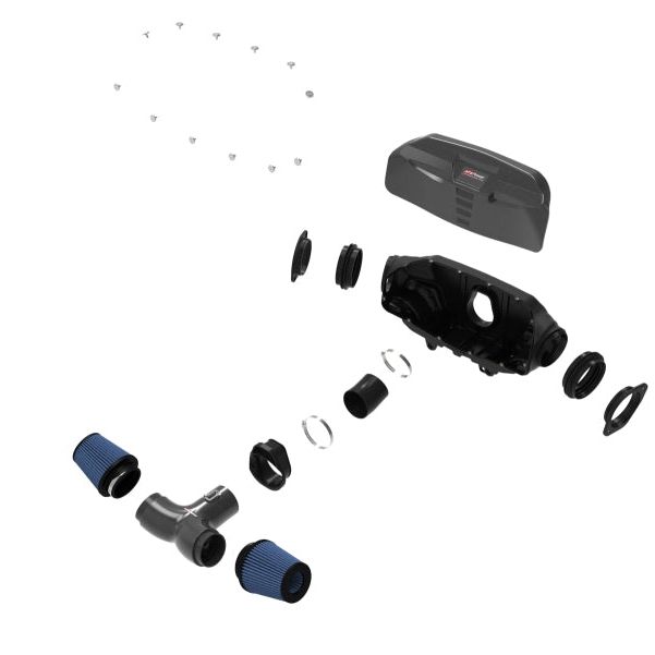 aFe 58-10007R - AFE58-10007R - aFe Black Series Carbon Fiber Pro 5R Air Intake System 2020 Chevrolet Corvette C8 V8 6.2L - Shipped in Europe - Tuningsupply.com