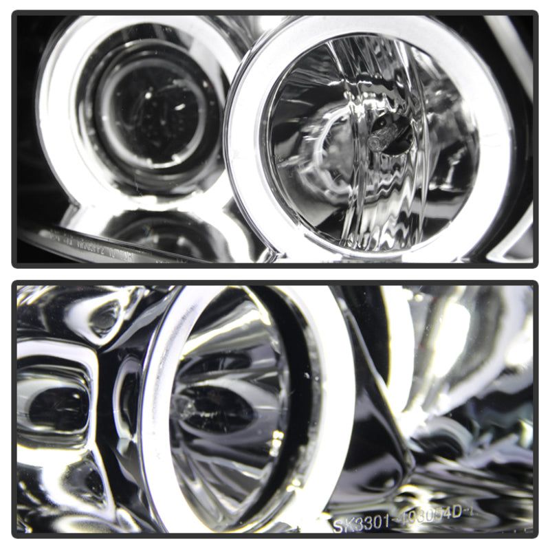 SPYDER 5009029 - SPY5009029 - Spyder BMW E90 3-Series 06-08 (4 dr) Proj LED Halo Amber Reflctr Rplc Bulb Smke PRO-YD-BMWE9005-AM-S - Shipped in Europe - Tuningsupply.com