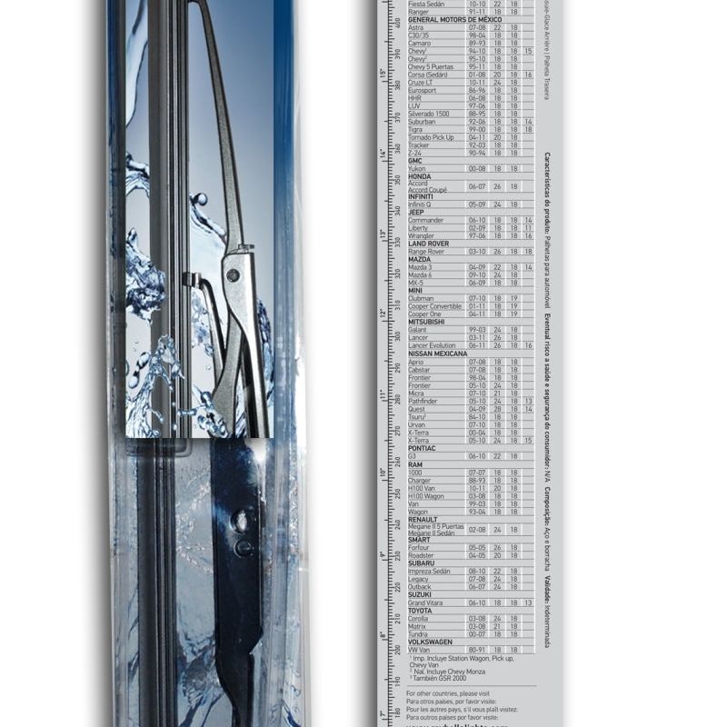 Hella LA9XW398114018/I - HELLA9XW398114018/I - Hella Standard Wiper Blade 18in - Single - Shipped in Europe - Tuningsupply.com