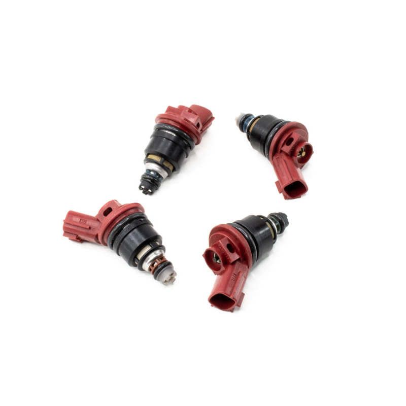 DeatschWerks 01J-00-0270-4 - DWK01J-00-0270-4 - DeatschWerks Nissan G20 / SR20 / 240sx SR/KA 270cc Side Feed Injectors - Shipped in Europe - Tuningsupply.com