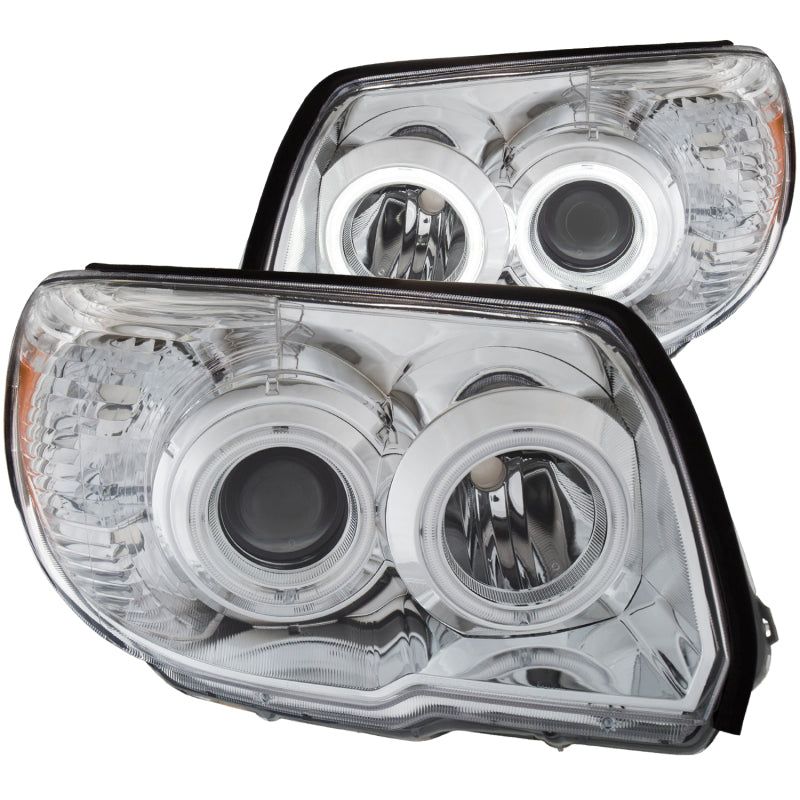ANZO 111321 - ANZ111321 - ANZO 2006-2009 Toyota 4Runner Projector Headlights w/ Halo Chrome - Shipped in Europe - Tuningsupply.com