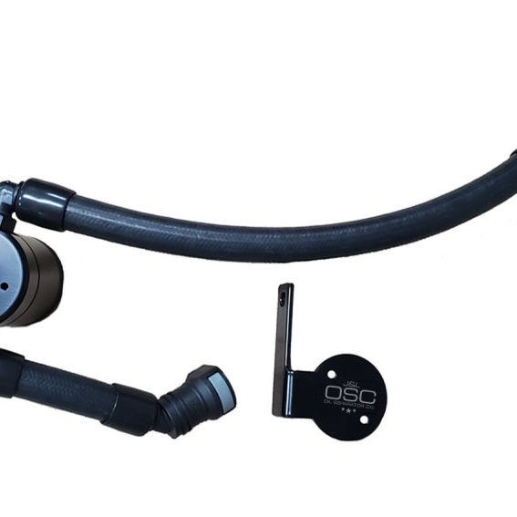 J&L 3054P-B - JLT3054P-B - J&L 2020-2022 Ford Mustang GT500 Passenger Side Oil Separator 3.0 - Black Anodized - Shipped in Europe - Tuningsupply.com