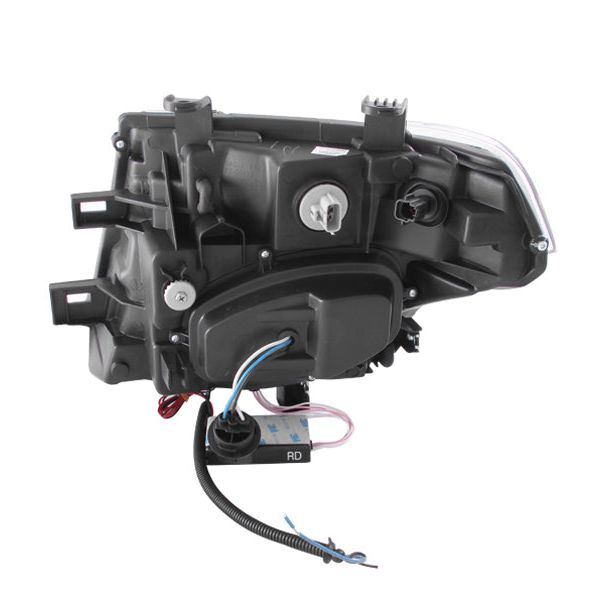 ANZO 111111 - ANZ111111 - ANZO 2005-2008 Nissan Frontier Projector Headlights w/ Halo Black - Shipped in Europe - Tuningsupply.com
