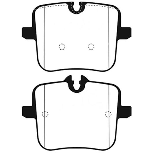 EBC DP32320C - EBCDP32320C - EBC 2018+ BMW M5 4.4TT (F90) Redstuff Rear Brake Pads - Shipped in Europe - Tuningsupply.com