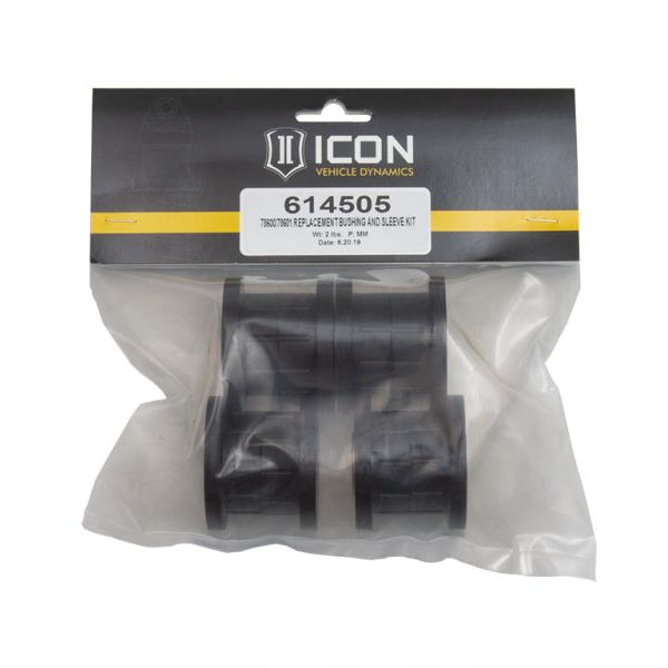 ICON 614505 - ICO614505 - ICON 78600 / 78601 Replacement Bushing & Sleeve Kit - Shipped in Europe - Tuningsupply.com