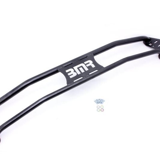 BMR Suspension STB017H - BMRSTB017H - BMR 11-15 5th Gen Camaro Front 2-Point Strut Tower Brace - Black Hammertone - Shipped in Europe - Tuningsupply.com