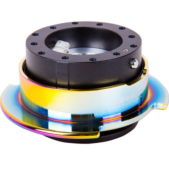 NRG SRK-250BK/MC - NRGSRK-250BK/MC - NRG Quick Release Gen 2.5 - Black Body / Neochrome Ring - Shipped in Europe - Tuningsupply.com