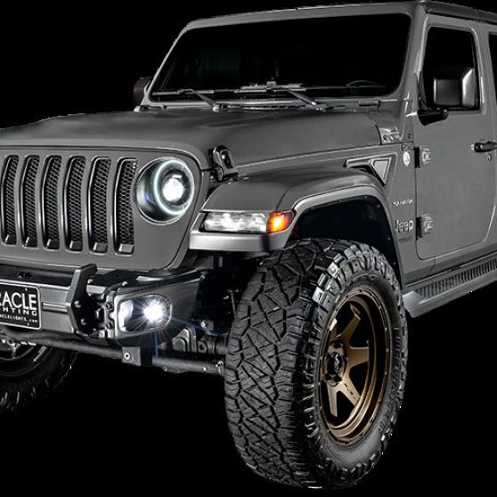 ORACLE Lighting 5847-504 - ORL5847-504 - Oracle Jeep Wrangler JL/Gladiator JT Sport High Performance W LED Fog Lights - No Halo - Shipped in Europe - Tuningsupply.com