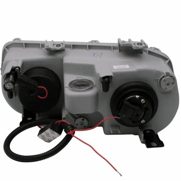 ANZO 121003 - ANZ121003 - ANZO 1994-1997 Acura Integra Projector Headlights w/ Halo Black - Shipped in Europe - Tuningsupply.com