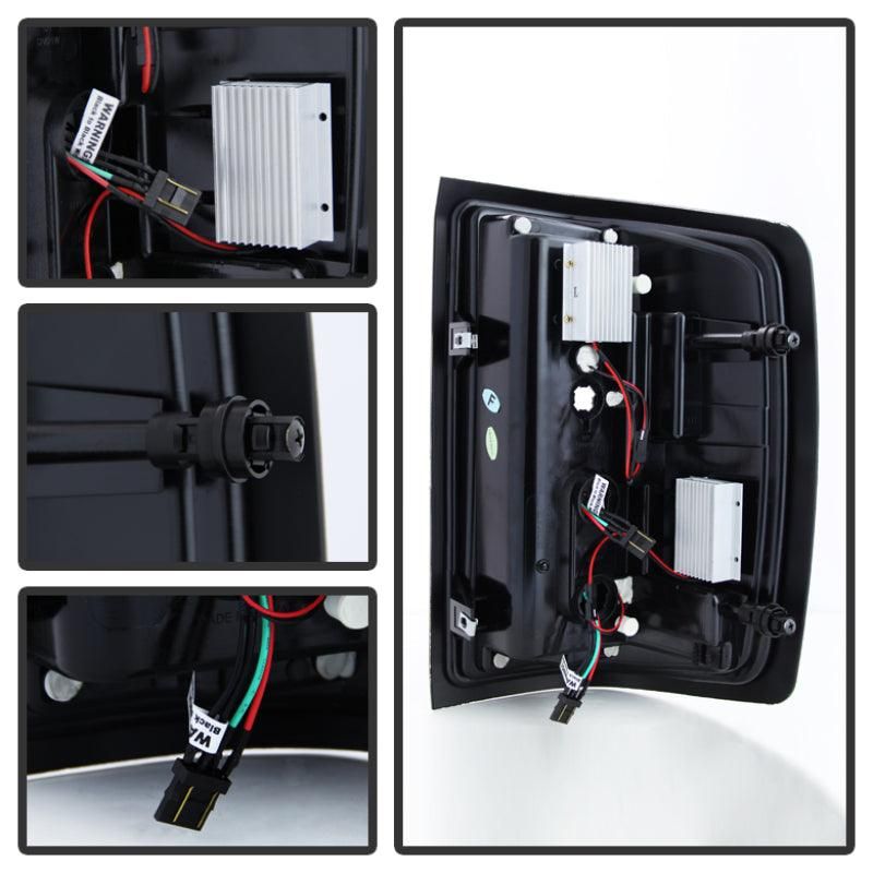 SPYDER 5080011 - SPY5080011 - Spyder Chevy 1500 14-16 Light Bar LED Tail Lights Red Clear ALT-YD-CS14-LBLED-RC - Shipped in Europe - Tuningsupply.com