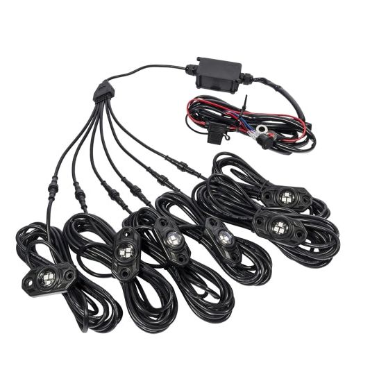 KC HiLiTES 339 - KCL339 - KC HiLiTES C-Series RGB LED Rock Light Kit (Incl. Wiring) - Set of 6 - Shipped in Europe - Tuningsupply.com