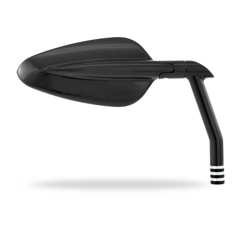 Burly Brand B16-1502B - BURB16-1502B - Burly Brand Radar Mirror Set - Black - Shipped in Europe - Tuningsupply.com