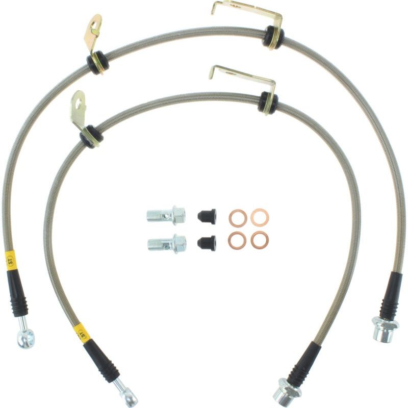 Stoptech 950.44004 - STO950.44004 - StopTech 08+ Scion xB Front Stainless Steel Brake Lines - Shipped in Europe - Tuningsupply.com