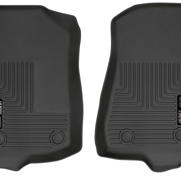 Husky Liners 13021 - HSL13021 - Husky Liners 19-24 Jeep Wrangler JL/JLU WeatherBeater Front Row Black Floor Liners - Shipped in Europe - Tuningsupply.com