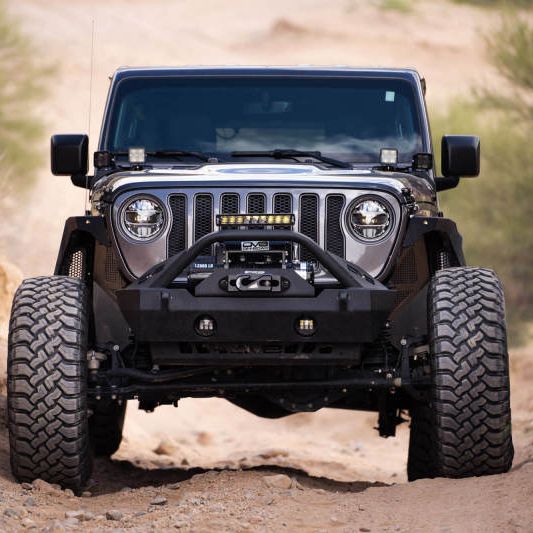 DV8 Offroad LBJL-04 - DVELBJL-04 - DV8 Offroad 18-22 Jeep Gladiator JT Cowl Light Bar Bracket - Shipped in Europe - Tuningsupply.com