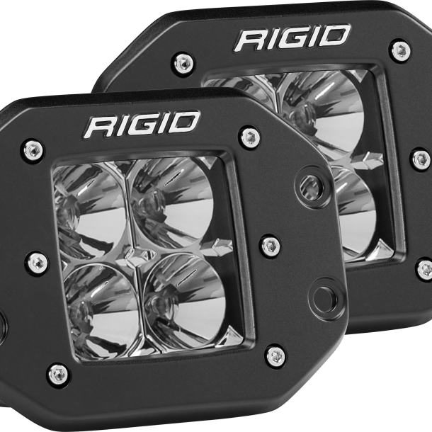 Rigid Industries 212113 - RIG212113 - Rigid Industries Dually - Flush Mount - Flood - Set of 2 - Shipped in Europe - Tuningsupply.com